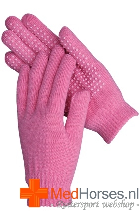 [BR_170614] Handschoen Magic m.noppen Roze
