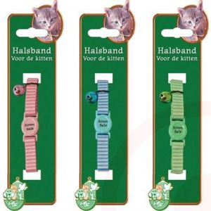 [BR_170643] Kittenhalsbandje Gestreept Blauw