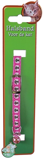 [BR_171203] Kattenhalsband visgraat roze