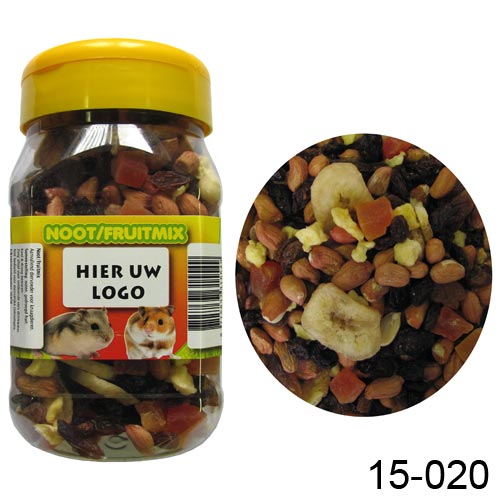 [15-020] Noot/fruitmix knaagdier 350 gram/pot