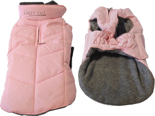 [BR_172497] # HONDENJAS+DUBBELE KRAAG ROZE 44 CM
