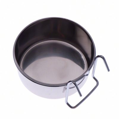 [9/43103D] Hondenbak RVS met haak 12cm