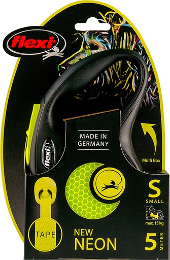 [020 9364] Flexi rollijn neon small 5 mtr