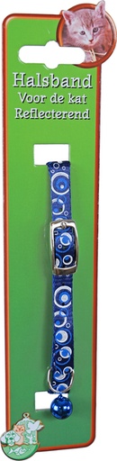 [BR_174199] Kattenhalsband Bubble blauw