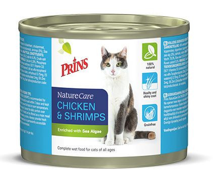 [57416] * Prins NatureCare Kat Kip / Garnaal 200 gr