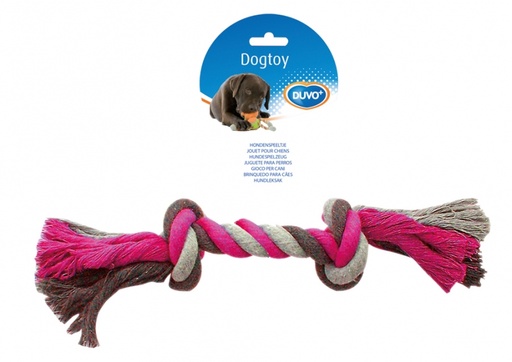 [BR_174313] Dogtoy knoop katoen L 35 cm roze