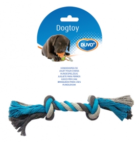 [4705018] Knoop Katoen 35cm blauw/grijs
