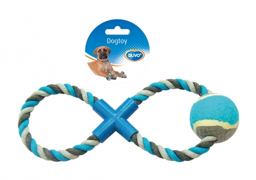 [BR_174323] Dogtoy knoop katoen 8 trekringen 28