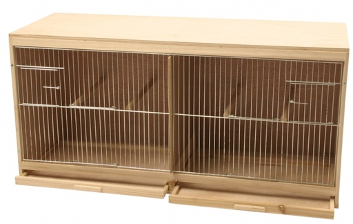 [BR_174612] Kweekkooi 80x30 2 delig gemonteerd
