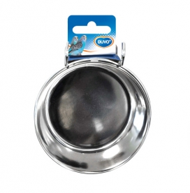[9/43101 ] Honden- vogel bak RVS met haak 7cm