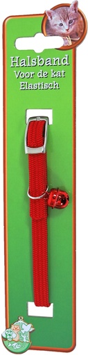 [022 5100] Kattenhalsband elastisch, rood