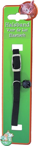 [BR_175231] Kattenhalsband elastisch, zwart