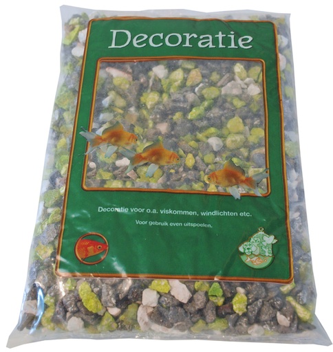 [BR_175409] ! Split Mix Zwart/Wit/Groen 0.9kg