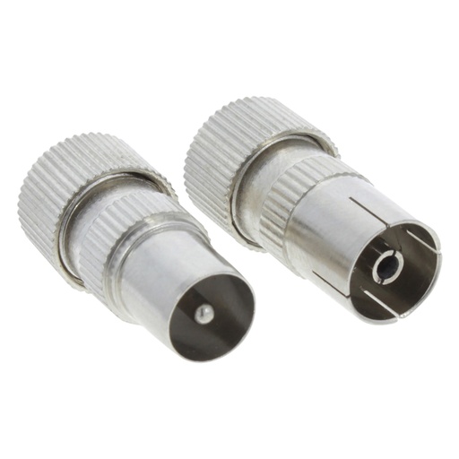 [BR_175635] COAX STEKKER RECHT MALE/FEMALE 9MM