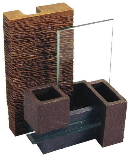 [33/12290] # Fluval Edge Zenwand Glas+Plantbak