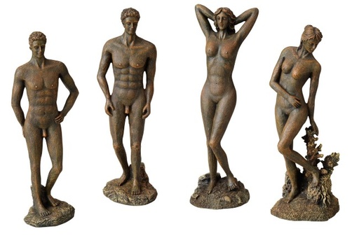 [BR_176752] Aqua Della-Statue Roman 9,2x8, 3x28,5cm