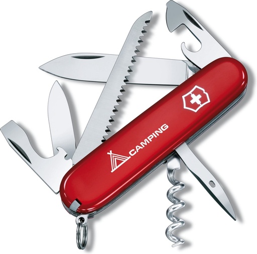 [BR_176986] Zakmes,Vict.SwissArmy,Camper,13funct.,rood