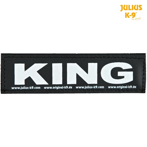 [BR_177040] Julius k9 velcro sticker L king