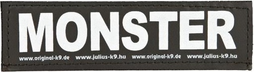 [BR_177041] Julius k9 velcro sticker L monster