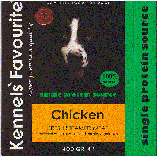 [BR_177086] Kennels favourite chicke 400gr 100%