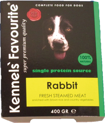 [BR_177090] Kennels favourite rabbit 400gr 100%