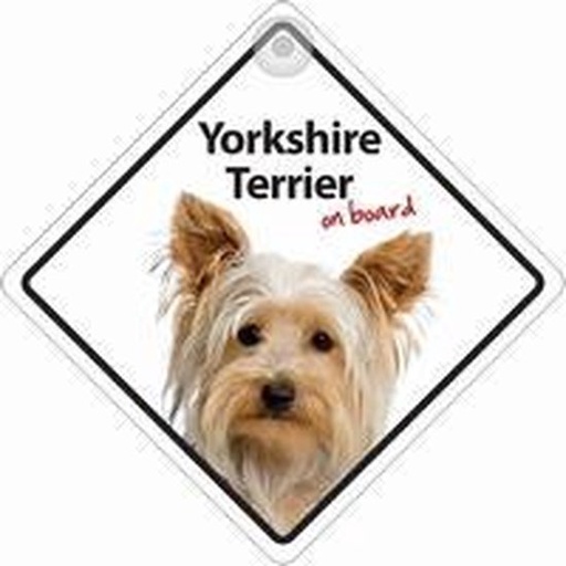 [BR_177223] Autobord Yorkshire Terrier on Board A5 Staand