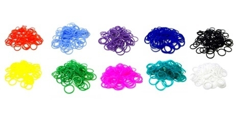 [BR_177385] Loom elastiek assorti in zakje