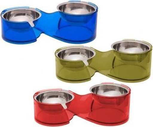 [BR_177848] Eetpot hilo duo blauw 2*250 ml