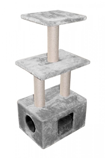 [BR_177862] Classic-Eco Cat Tree Bengal L.Grijs 30x40x99cm