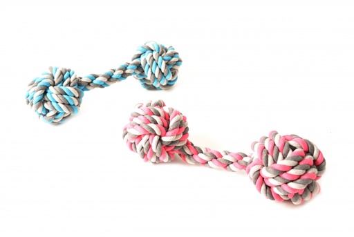 [BR_178125] Dogtoy knoop katoen dumbell 40cm