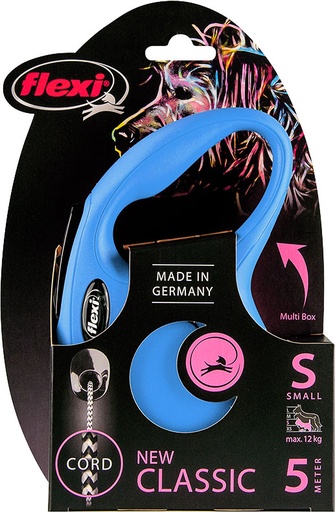 [020 8147] Flexi classic cord S blauw 5 meter