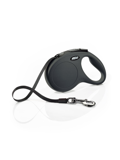 [020 8383] Flexi classic tape M-zwart 5 meter