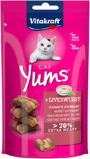 [28822               ] V* Vitakraft Cat Yums leverworst