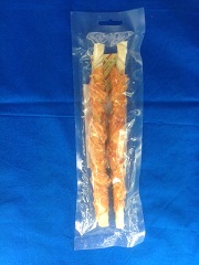 [BR_179803] Rawhide Rollstick 25cm met kip 2pac