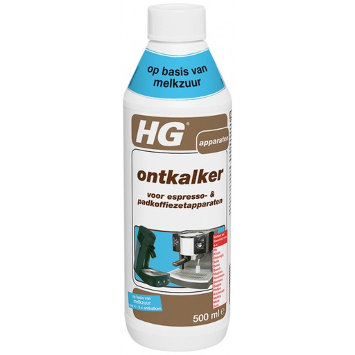 [627050100] HG KOFFIEMACHINE ONTKALKER MELKZUUR 0,5L