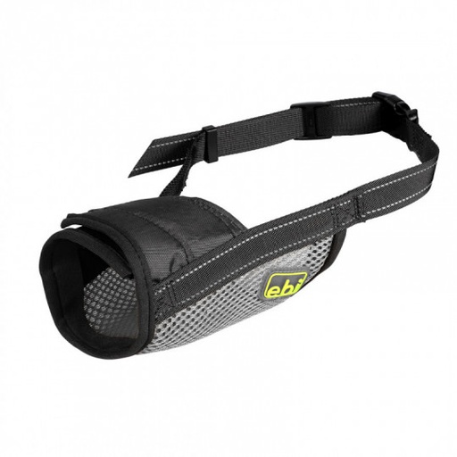 [BR_180096] MUILBAND MESH L - 16-40cm / Ø18-23cm zwart