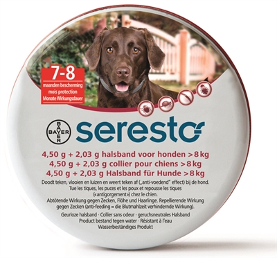 [29017] Seresto voor Hond boven8kg 8maanden