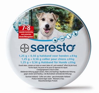 [29015] Seresto voor Hond onder 8kg 8maanden