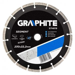 [57H619] Diamantschijf 230x22,2x8,0x2,7mm, Segment