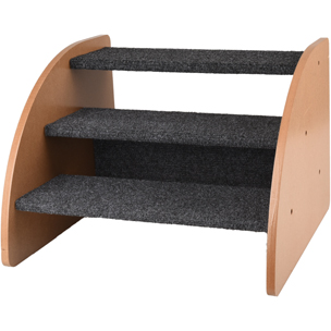 [519706              ] Easy step dog stairs grijs 43x41x29