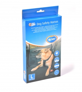 [BR_181655] Veiligheidsharnas Hond Auto 70-95cm