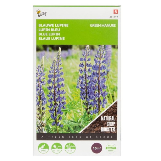 [BR_181712] Buzzy groenbemester lupine blauw 100 gr