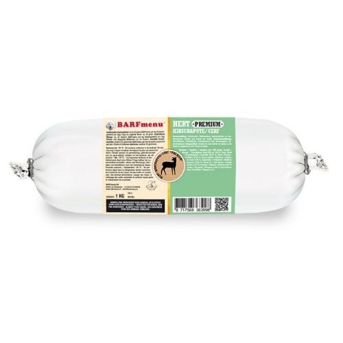 [21188] Barfmenu hond premium hert 1 kg