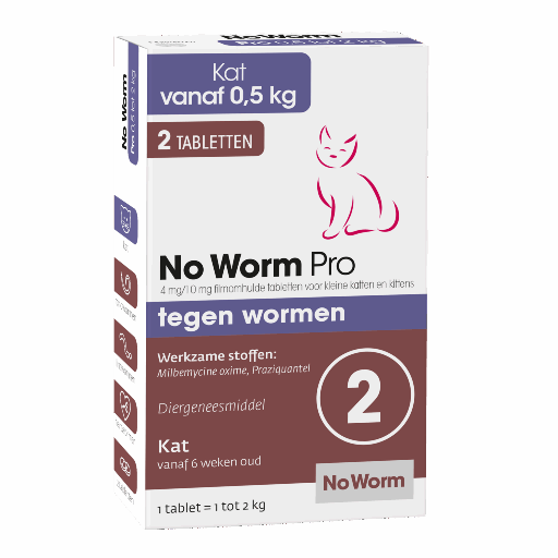 [E534                ] Exil No Worm Pro Kitten 0,5 tot 2 kg 2st