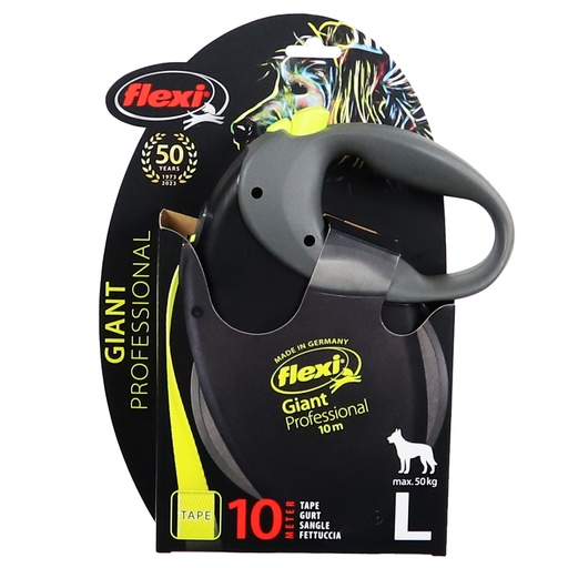 [020 8744] # Flexi GIANT prof. Tape l geel 10m