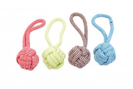 [BR_182850] Dogtoy scooby touw dummy bal 7,6x18cm