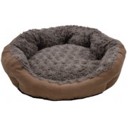 [BR_183009] J&V FLEECE BASKET ROSES & SUEDE