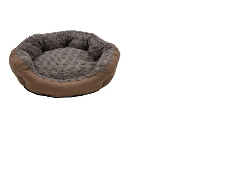 [BR_183012] J&V FLEECE BASKET ROSES & SUEDE