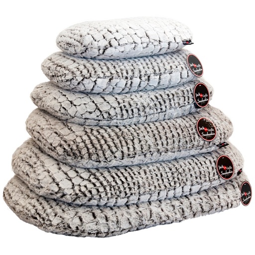 [BR_183176] J&V OVAL DOG CUSHION SNAKESKIN XS