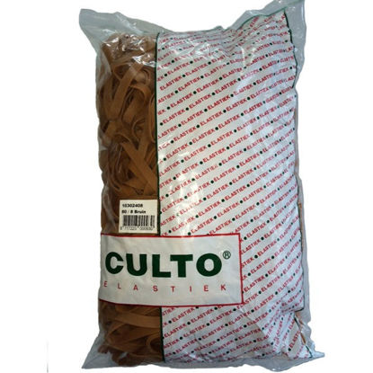 [BR_183218] Elastiek bruin -80/8, 1kg (postbode elastiek)